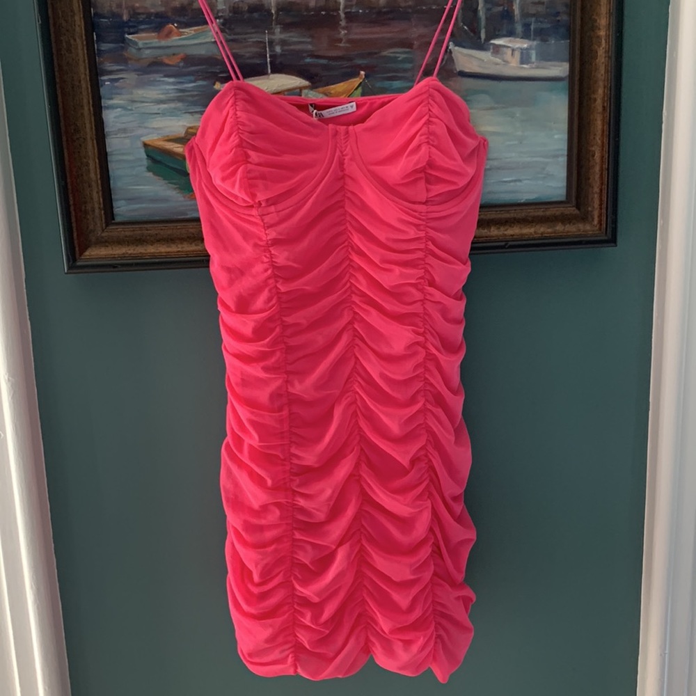 Zara pink dress